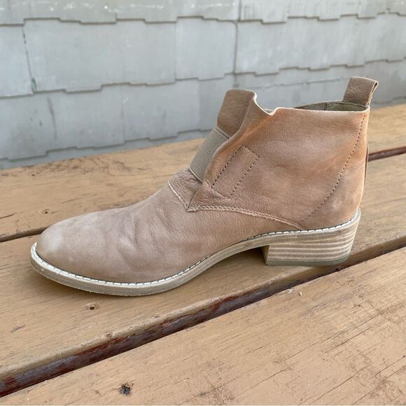 Eileen Fisher Soul Tumbled Suede‎ Ankle Boots Bootie size 6.5 - Picture 6 of 11